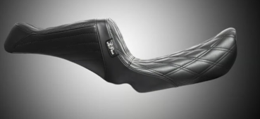 Preview: LePera, TailWhip 2-Personen-Sitzbank. Double Diamond, schwarz
